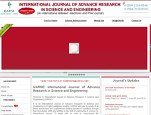 Tablet Screenshot of ijarse.com